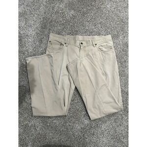 Polo Ralph Lauren Mens Tan Khaki Cotton Twill Straight Leg Chino Pants 38x32